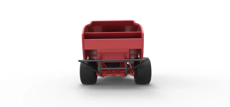 Vintage Dirt Modified stock car Version 4 Scale 1:25 - Model preview 16