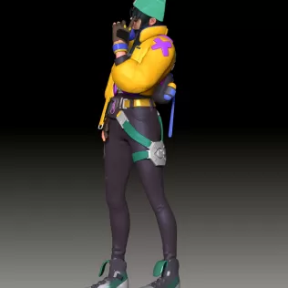 Valorant Killjoy FanArt - Model thumbnail 5
