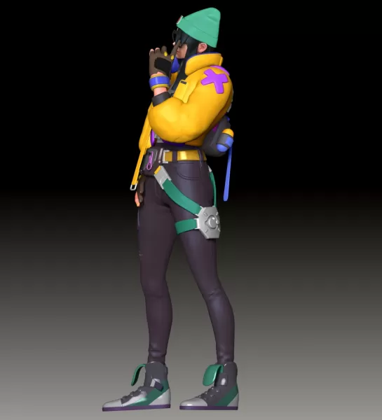 Valorant Killjoy FanArt - Model preview 5