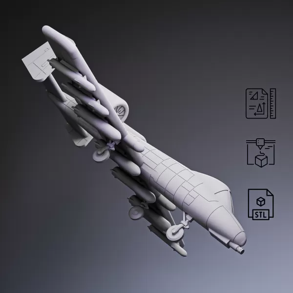 A-10 Warthog Attack Aircraft #RoZ - Model preview 8