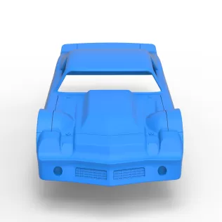 Shell of Vintage Dirt late model Race car Version 2 Scale 1:25 - Model thumbnail 6