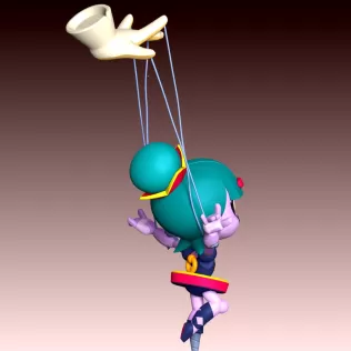 Gigi - Brawl Stars - Model thumbnail 9