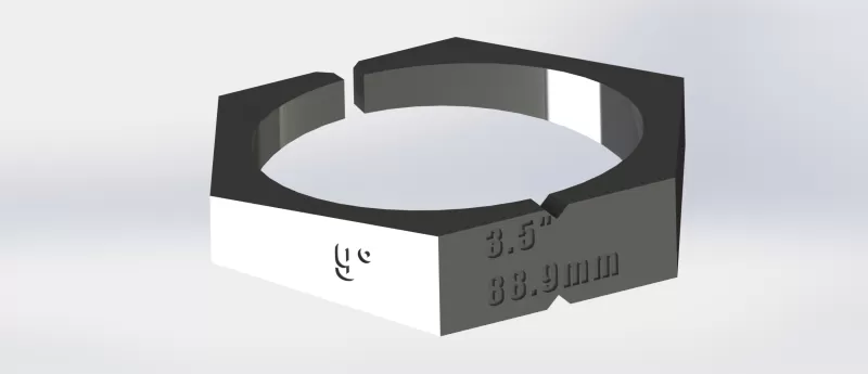 PAIR of exhaust pie cut jig 2.5" 3" 3.5" 4" inch 9 and 15 deg - Model preview 3