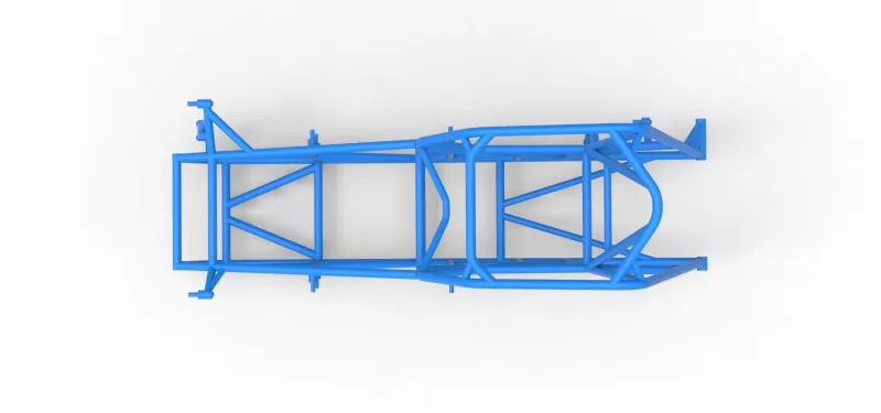 Frame for Sprint car Version 2 Scale 1:25 - Model preview 8
