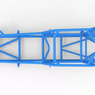 Frame for Sprint car Version 2 Scale 1:25 - Model thumbnail 8