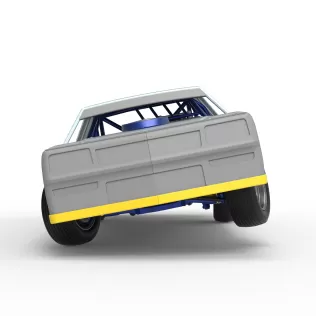 IMCA Stock car while turning Version 2 Scale 1:25 - Model thumbnail 7