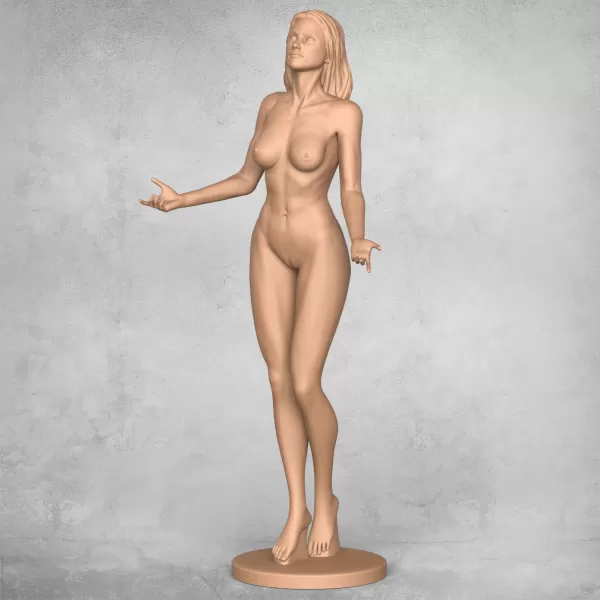 Sexy Woman Statue - Model preview 1