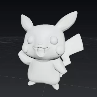 ⚡ Pikachu – Figura 3D Pokémon para Imprimir - Model thumbnail 1