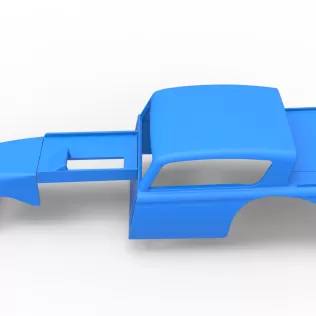 Shell of Vintage Asphalt Modified stock car V7 Scale 1:25 - Model thumbnail 8