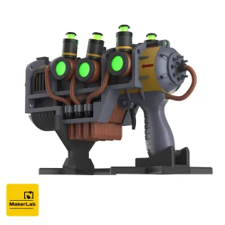 Plasma Blaster - Fallout 4 - Printable 3d model - STL files - Model thumbnail 6