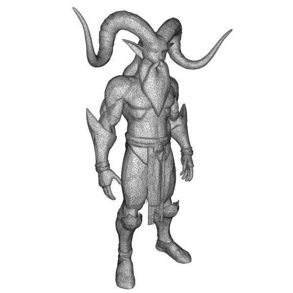 Stylized Mythic Character Pack – Kitbash High-Poly Collection - Model preview 15