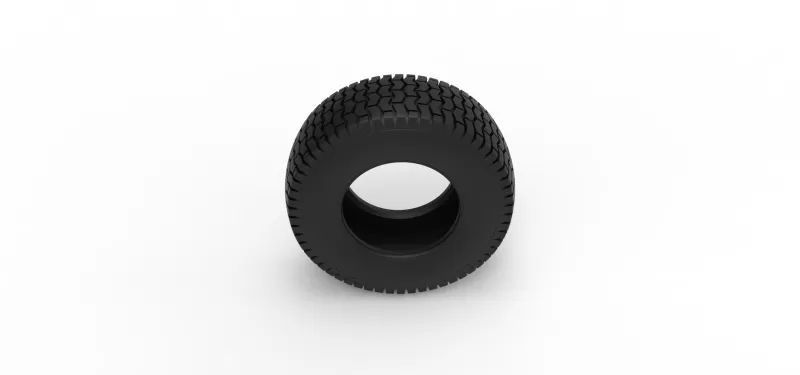 Offroad tire 140 Scale 1:25 - Model preview 6
