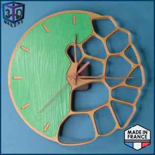 Voronoi design wall clock 300mm - Model thumbnail 5