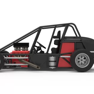 Experimental Pavement Silver Crown Car Base Scale 1:25 - Model thumbnail 8