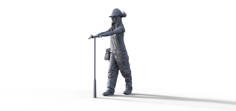 Figure for ship model woman - Model preview 2