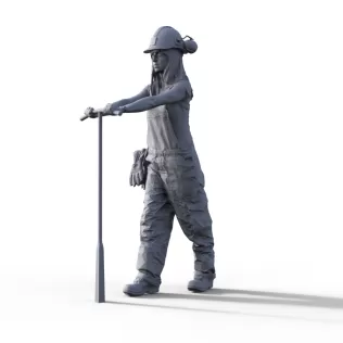 Figure for ship model woman - Model thumbnail 2