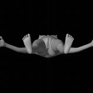 FEMALE tEEN bASE mESH - Model thumbnail 4