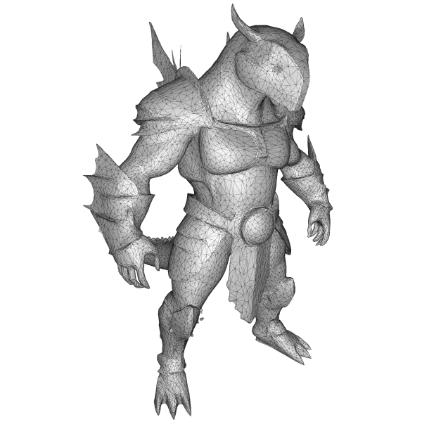 Golden Beast Guardians – Gilded Horned Character Pack (10 Models - Model preview 17