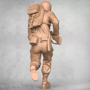 Running Military Soldier - Model thumbnail 4
