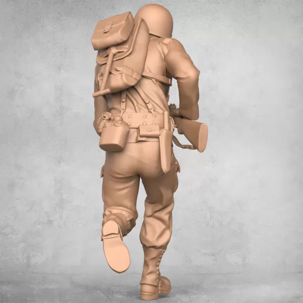Running Military Soldier - Model preview 4