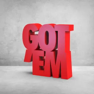 3D Got 'Em Decor, Sneakerhead Gift, Sneaker Art Accessory - Model thumbnail 3