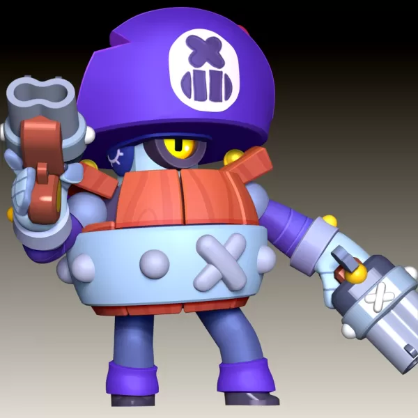 Darryl - Brawl Stars - Model preview 7