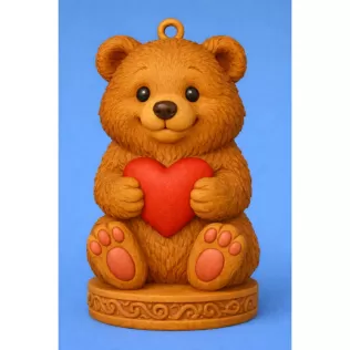 Bear with Heart (Decorative Figure)