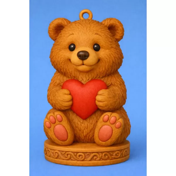 Bear with Heart (Decorative Figure) - Model preview 1
