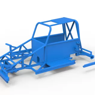 Frame of New Zealand Ministock car Version 3 Scale 1:25 - Model thumbnail 12