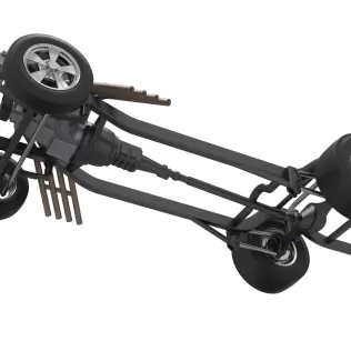 Chassis of Gasser Version 3 Scale 1:25 - Model thumbnail 3