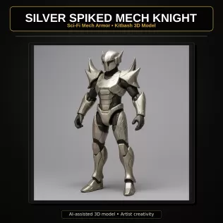 Creature Mech Beasts Kitbash High-Poly 3D Model Pack - Model thumbnail 4