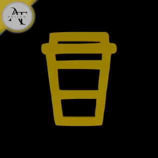 Simple Coffee Cup Symbol - 2D Art