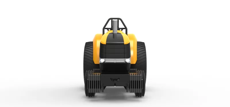 Fun short Pro Stock Pulling Tractor Version 5 Scale 1:25 - Model preview 5