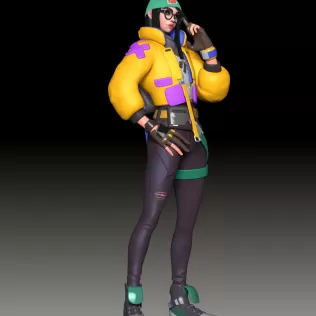 Valorant Killjoy FanArt - Model thumbnail 4