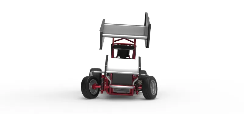 New Zealand Minisprint while turning Scale 1:25 - Model preview 7