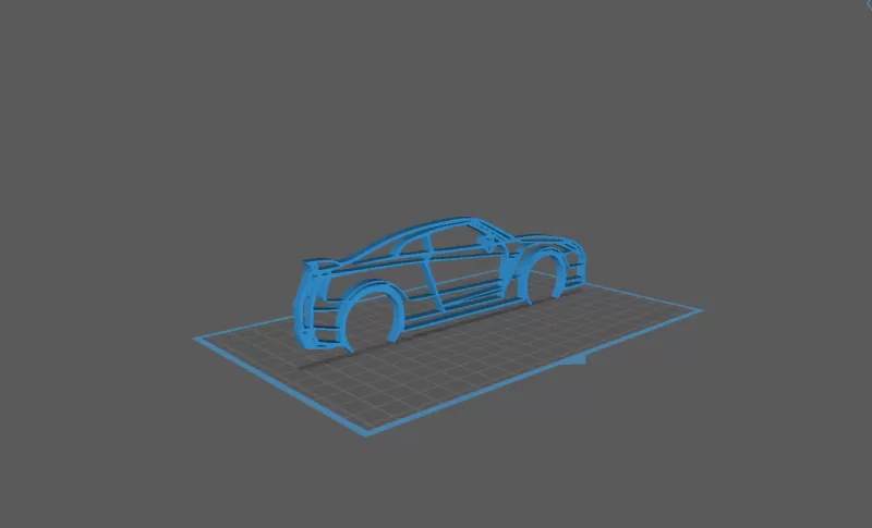 Nissan - R35 GTR Wall Art - Model preview 1