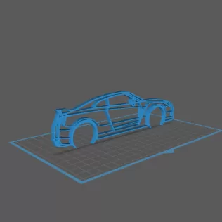 Nissan - R35 GTR Wall Art - Model thumbnail 1
