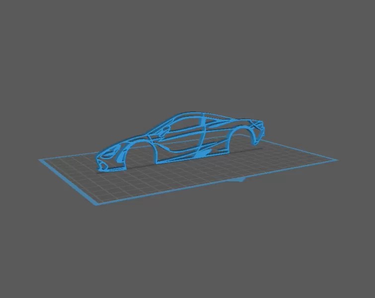 McLaren - 720 S Wall Art - Model preview 1