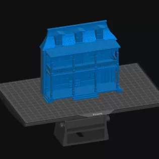 Greenfield General Store Facade - Model thumbnail 1