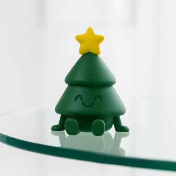 Articulated Christmas Tree Figurine | Flexi Adorable Holiday - Model preview 6