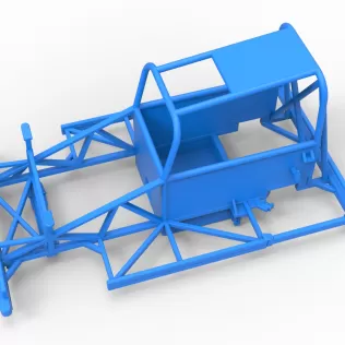 Frame of New Zealand Ministock car Scale 1:25 - Model thumbnail 2