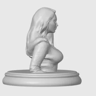 Elizabeth Olsen 3D Bust Print - Model thumbnail 5
