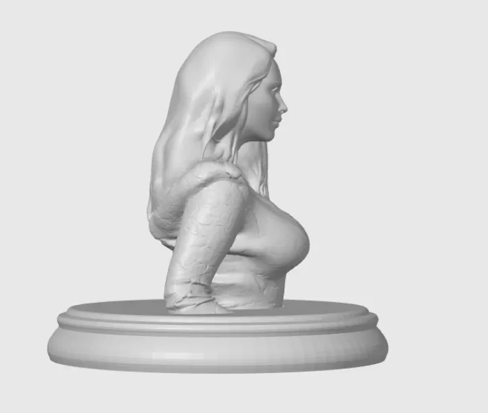 Elizabeth Olsen 3D Bust Print - Model preview 5