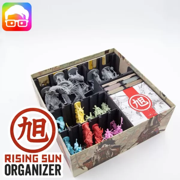 Rising Sun board game organizer by @ammedia3d - Model preview 1