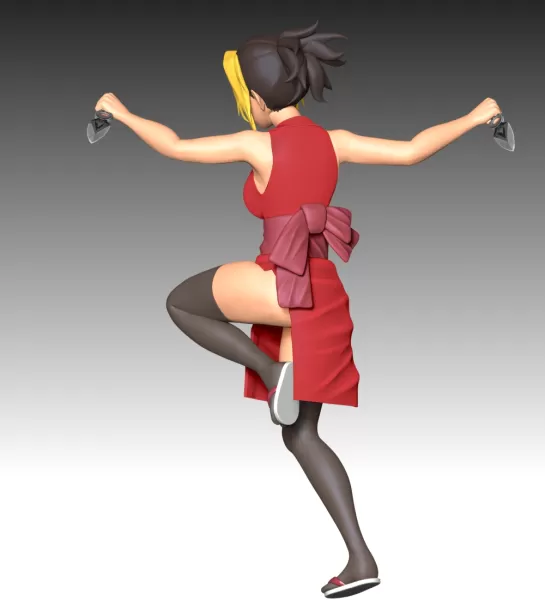 Makio - Demon Slayer Kimetsu no Yaiba - Model preview 8