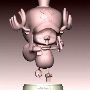 Tony Tony Chopper XMas - Model thumbnail 10