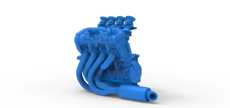 Engine of Three Quarter Midget Scale 1:25 - Model preview 10