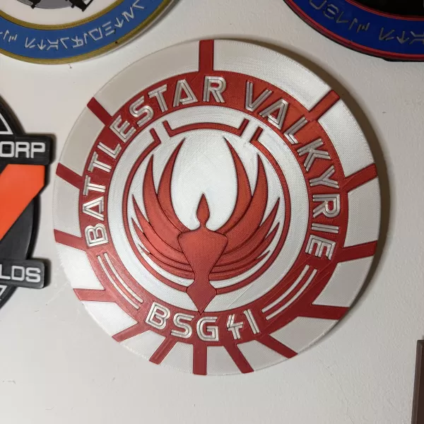 Battlestar Valkyrie BSG-41 Wall Plaque - Model preview 1