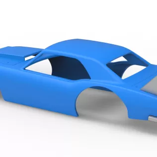 Shell of Vintage Semi-Late Model Stock Car Scale 1:25 - Model thumbnail 10