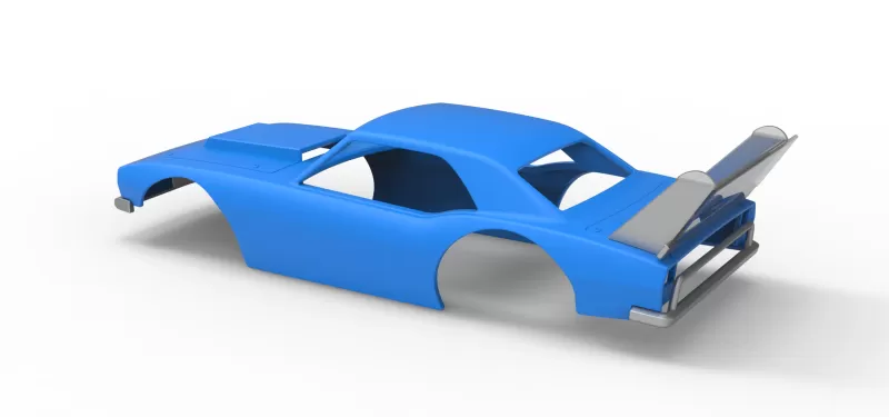 Shell of Vintage Semi-Late Model Stock Car Scale 1:25 - Model preview 10